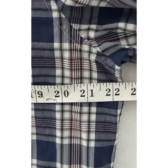 Lacoste Mens Size 44 Multicolor Plaid Button Down Shirt Preppy Money Golf EUC - Picture 8 of 10